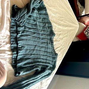 Cornflower blue ribbed sweater fro Pacsun